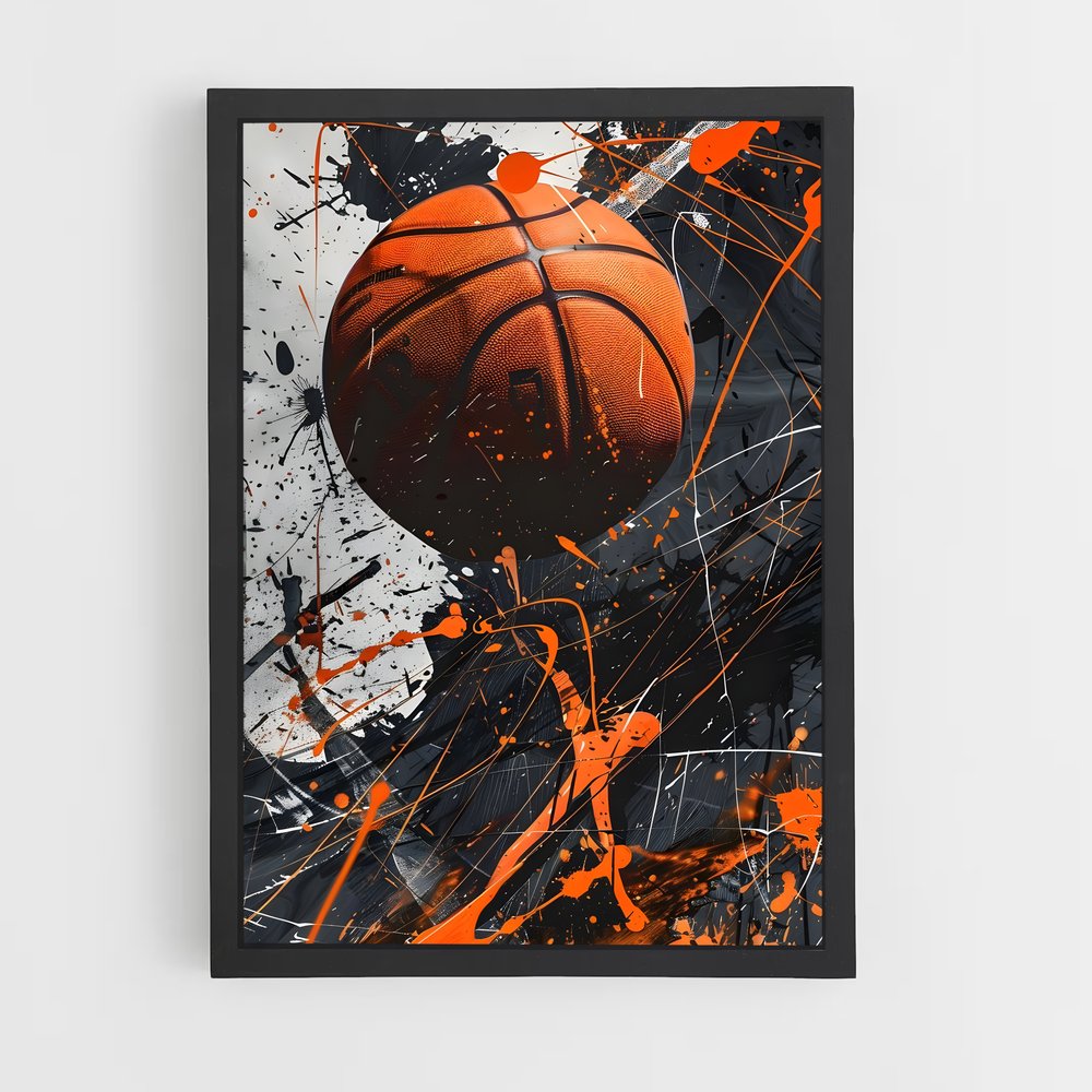 Poster Art de Basket – affiche Basketball (vue 2)