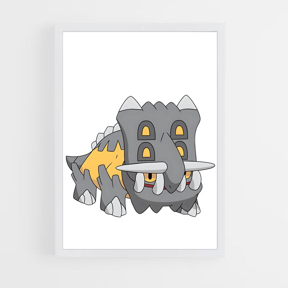 Poster Bastiodon: Gardien de Pierre – affiche Pokemon (vue 3)