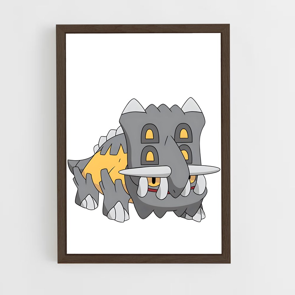 Poster Bastiodon: Gardien de Pierre – affiche Pokemon (vue 5)