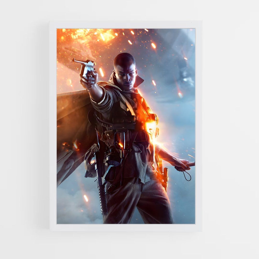 Poster Champs de Bataille – affiche Battlefield (vue 3)
