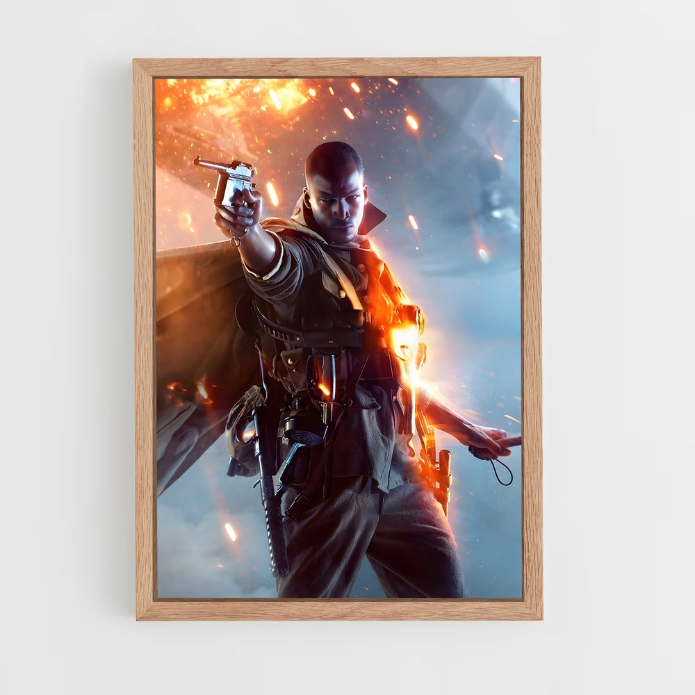 Poster Champs de Bataille – affiche Battlefield (vue 4)
