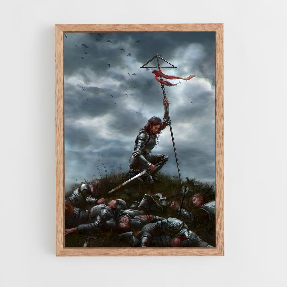 Poster La Charge du Chevalier – affiche Battlefield (vue 4)