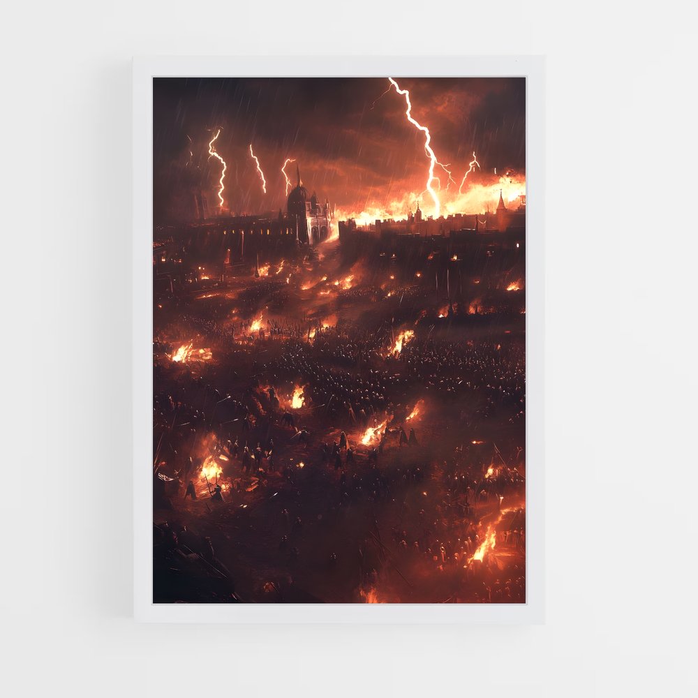 Poster Tempête Urbaine – affiche Battlefield (vue 3)