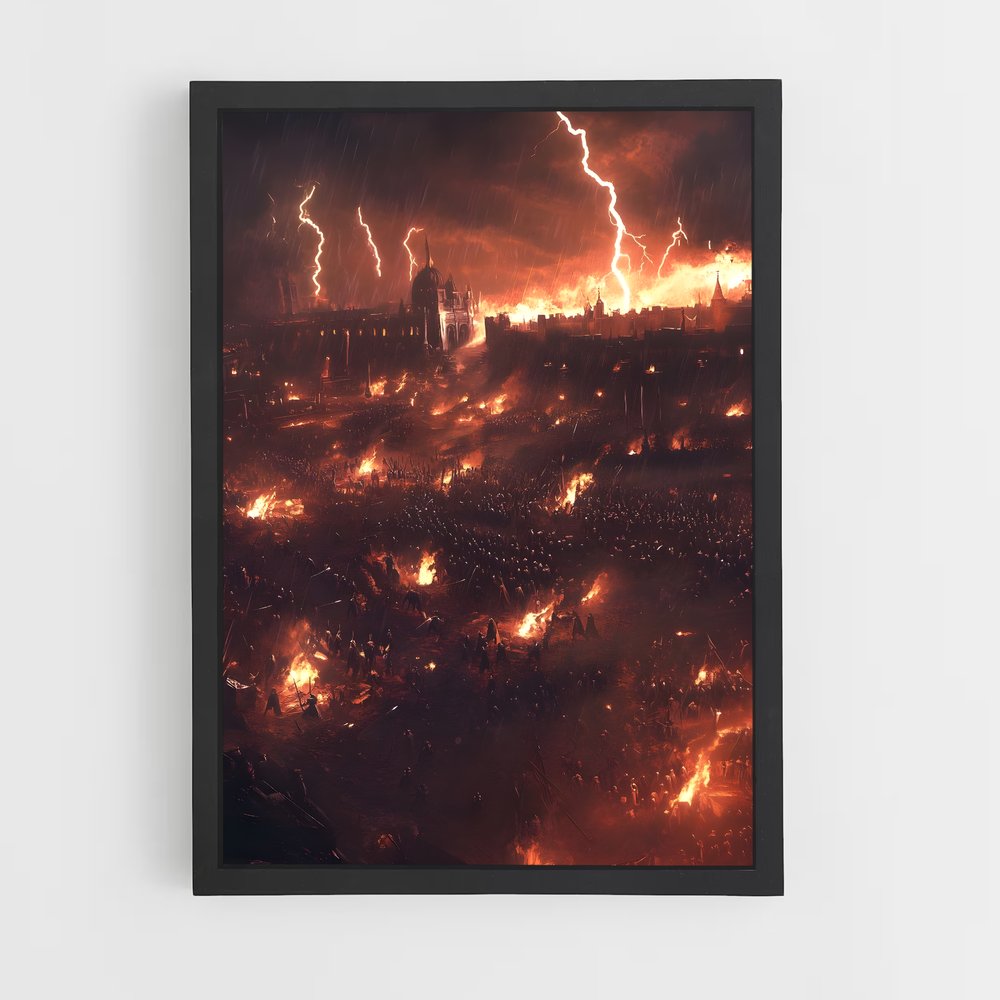 Poster Tempête Urbaine – affiche Battlefield (vue 2)