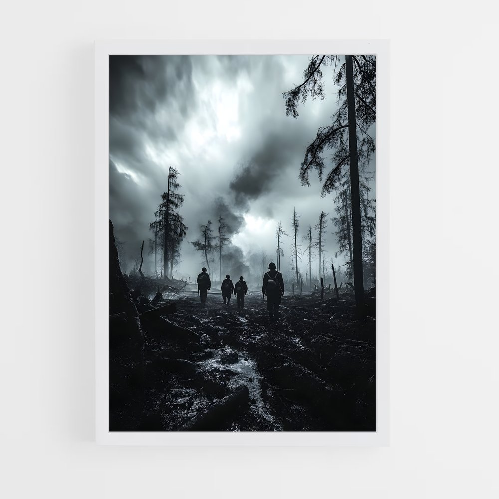 Poster Chemin de Combat – affiche Battlefield (vue 3)