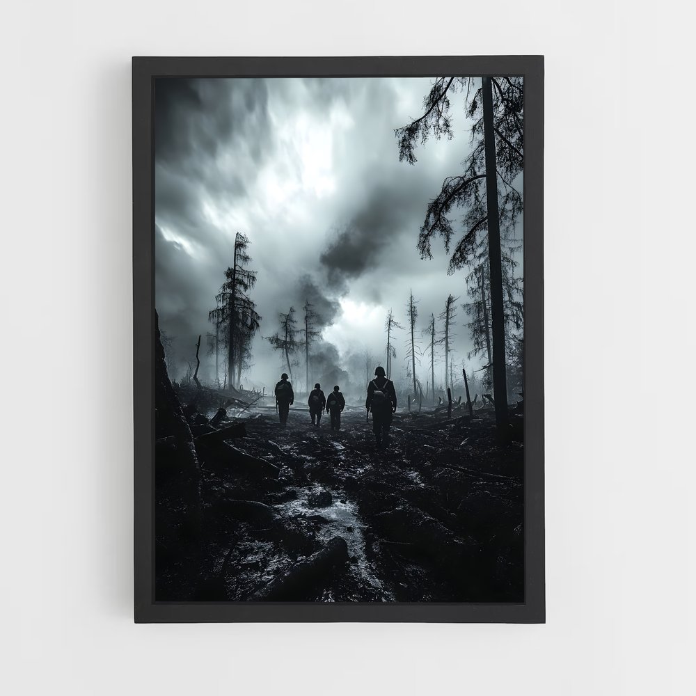 Poster Chemin de Combat – affiche Battlefield (vue 2)