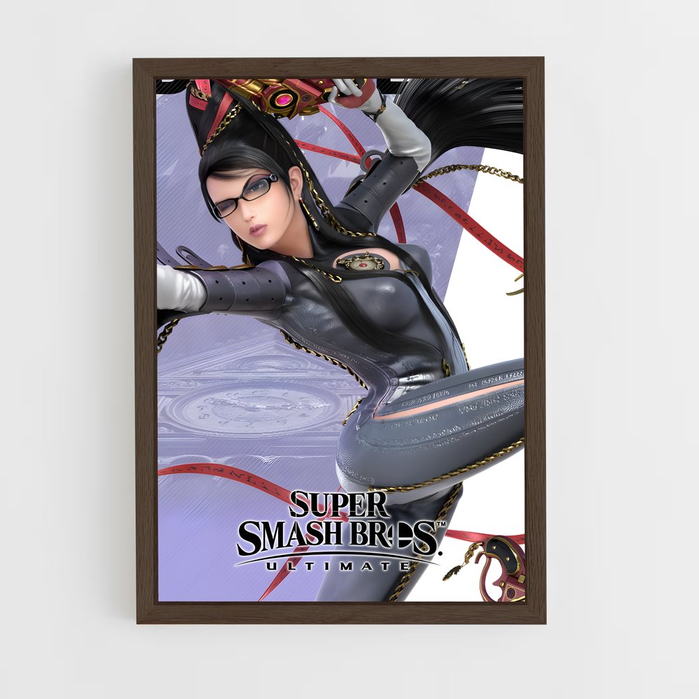 Poster Bayonetta scène – affiche Super Smash Bros (vue 5)
