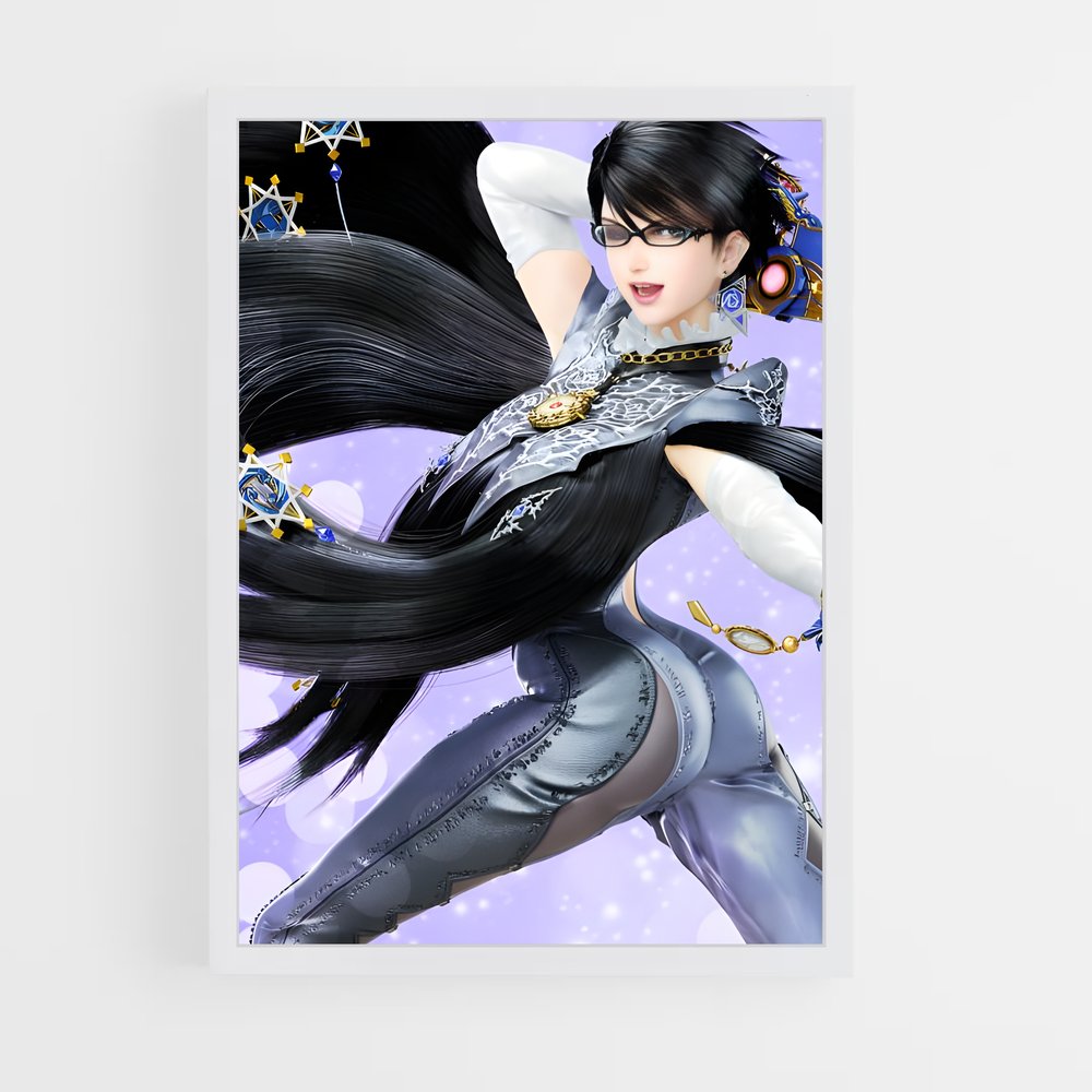 Poster Flight of Bayonetta – affiche Super Smash Bros (vue 3)