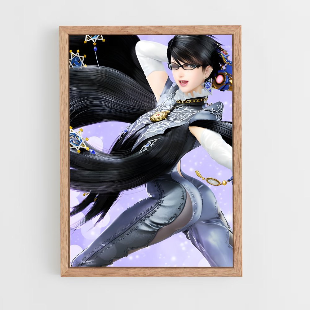 Poster Flight of Bayonetta – affiche Super Smash Bros (vue 4)