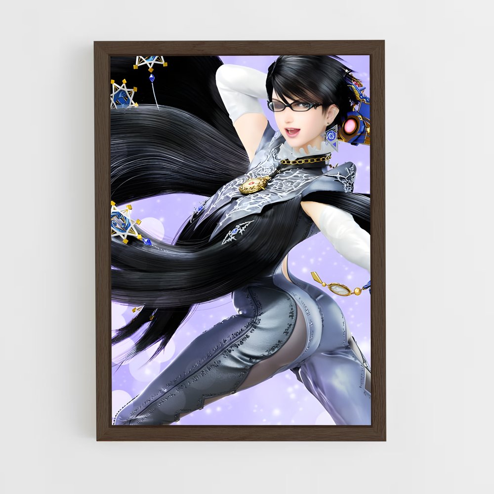 Poster Flight of Bayonetta – affiche Super Smash Bros (vue 5)