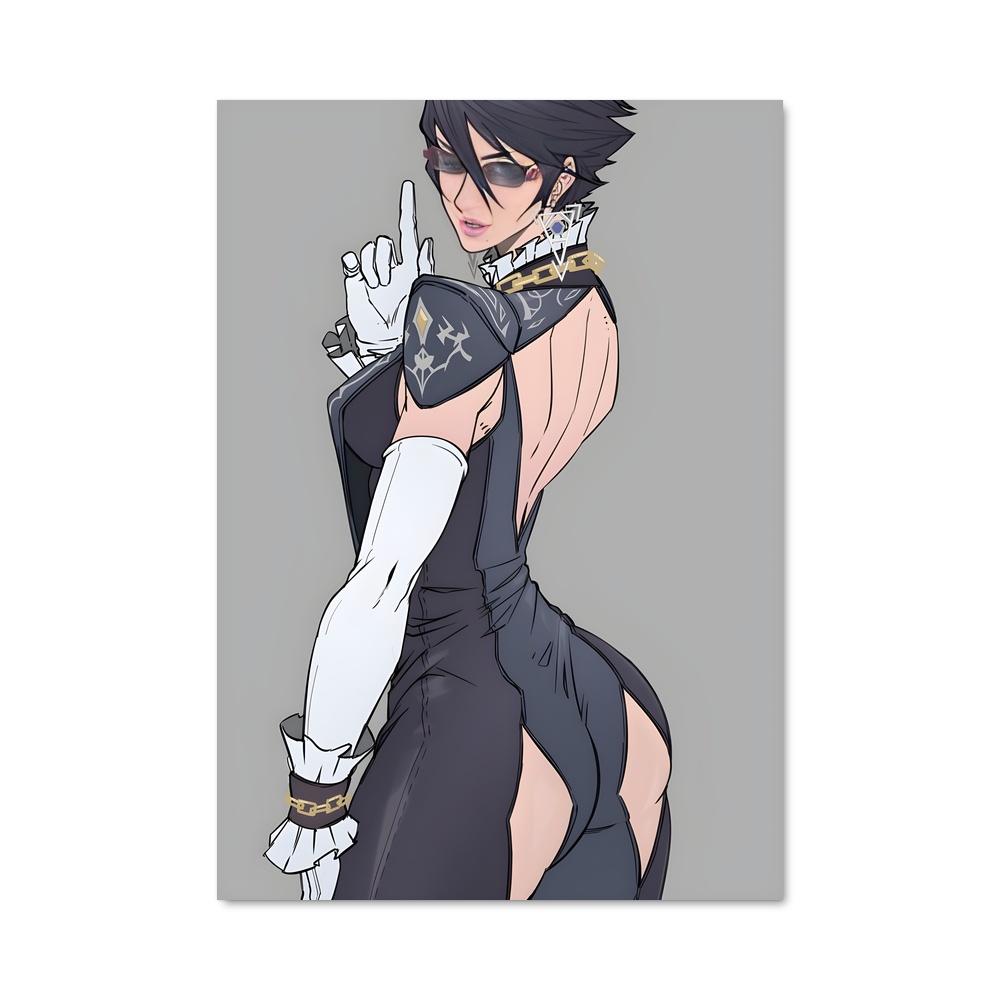 Poster Bayonetta: Dark Elegance – affiche Super Smash Bros