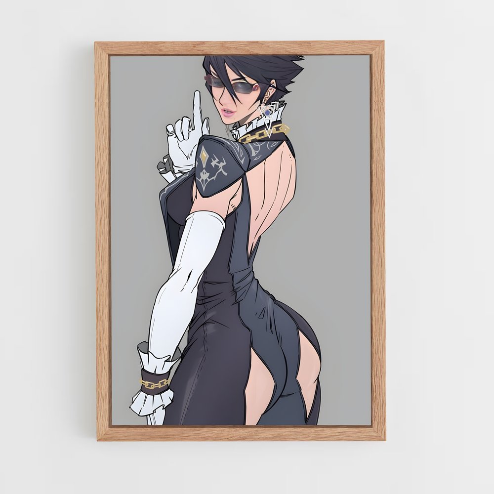 Poster Bayonetta: Dark Elegance – affiche Super Smash Bros (vue 4)