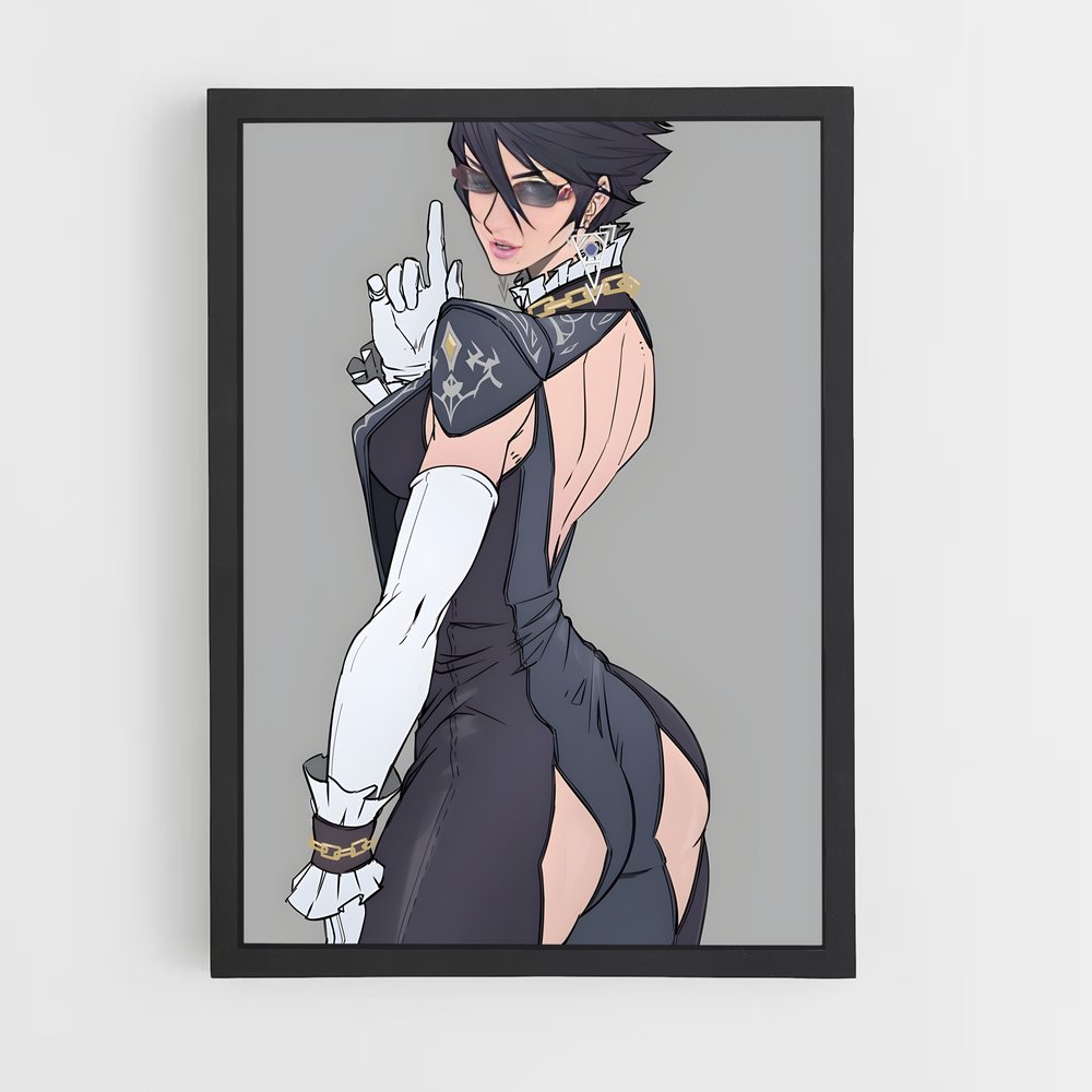 Poster Bayonetta: Dark Elegance – affiche Super Smash Bros (vue 2)