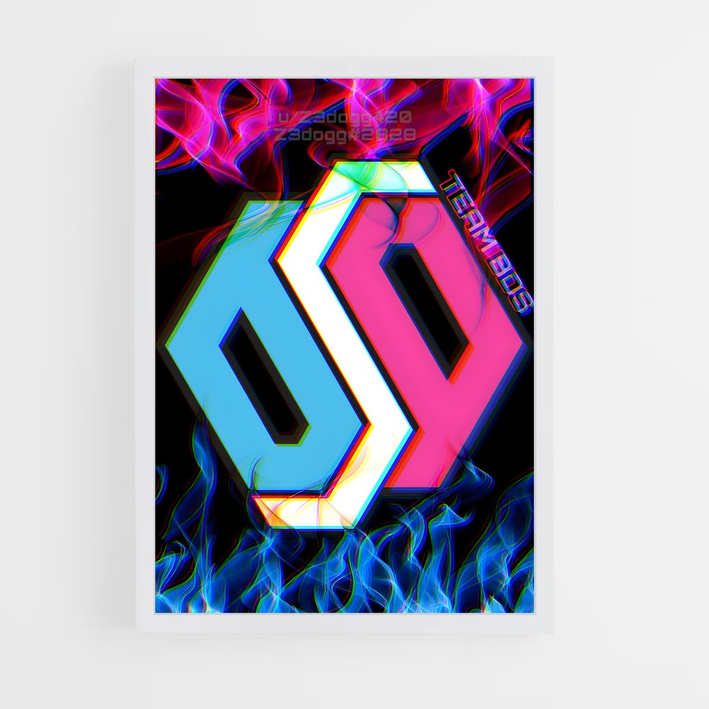 Poster Bds Éclats – affiche Esports (vue 3)