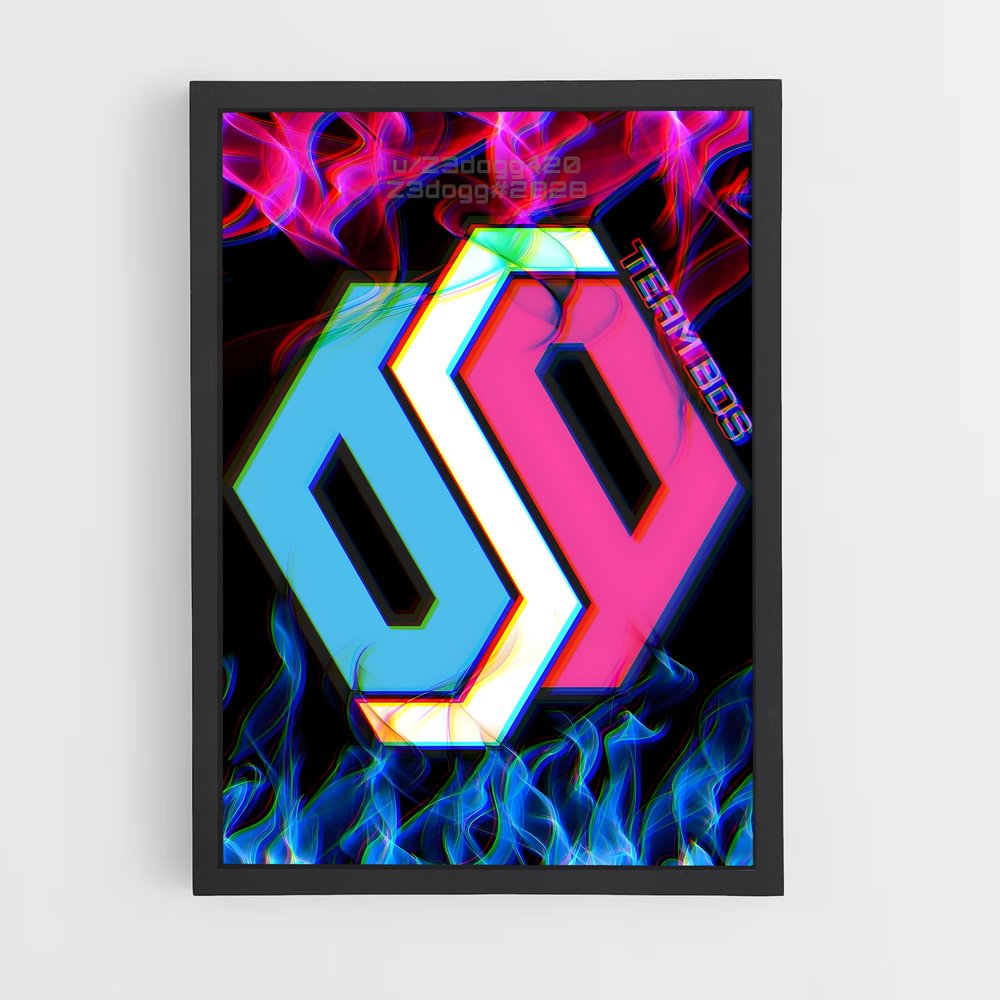 Poster Bds Éclats – affiche Esports (vue 2)