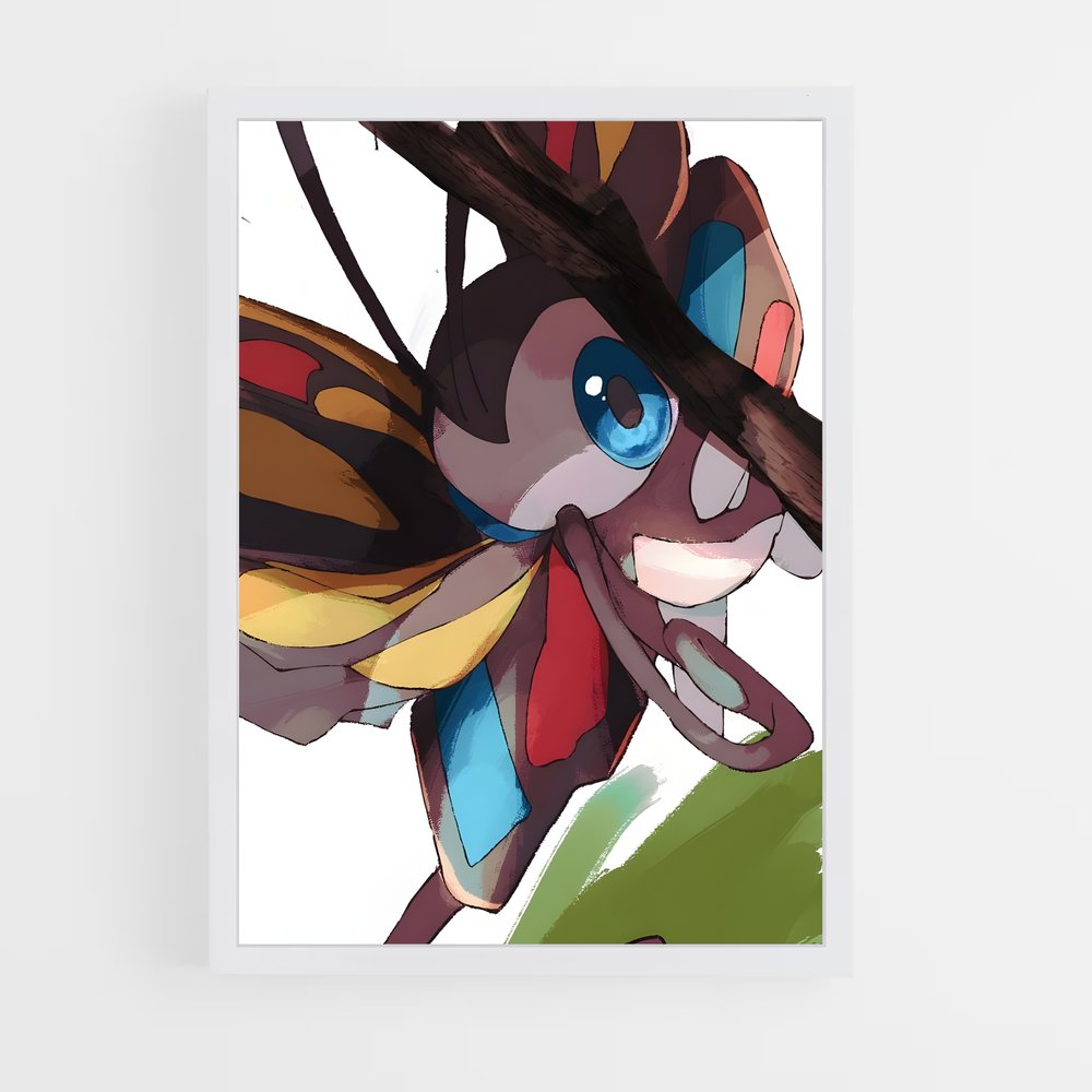 Poster Papillon Chic – affiche Pokemon (vue 3)