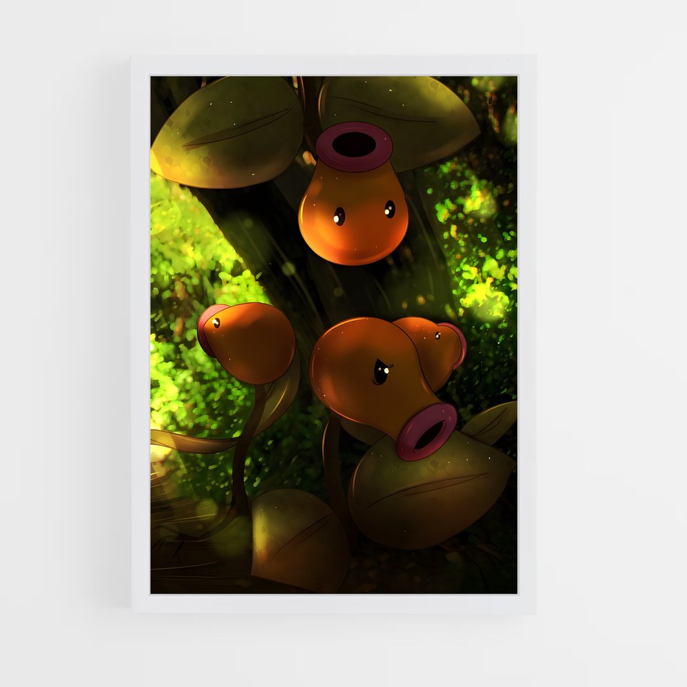 Poster Bellsprout dans les Bois – affiche Pokemon (vue 3)