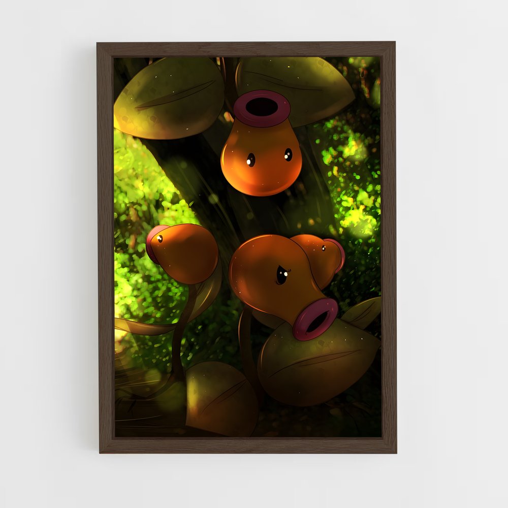Poster Bellsprout dans les Bois – affiche Pokemon (vue 5)