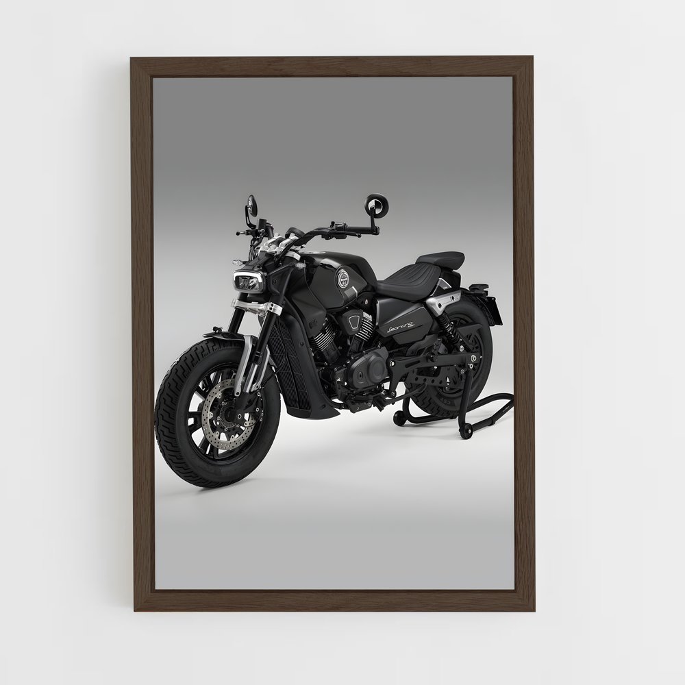 Poster Noir et Blanc sur Roues – affiche Benelli (vue 5)