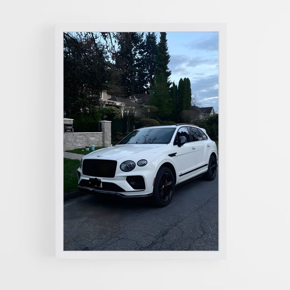 Poster Élégance sur Route – affiche Bentley (vue 3)