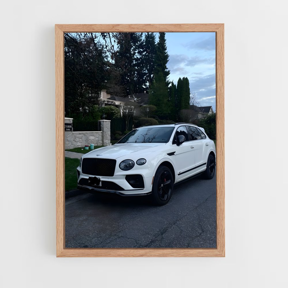 Poster Élégance sur Route – affiche Bentley (vue 4)