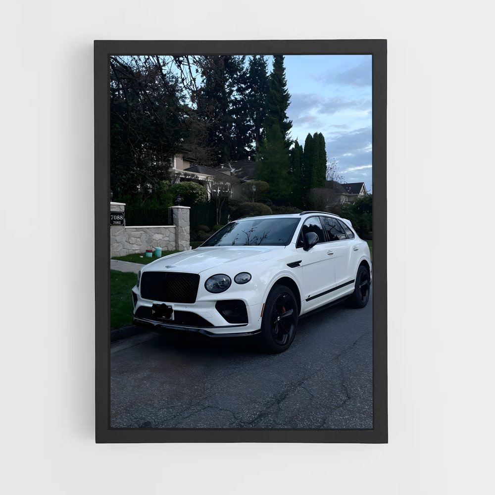 Poster Élégance sur Route – affiche Bentley (vue 2)