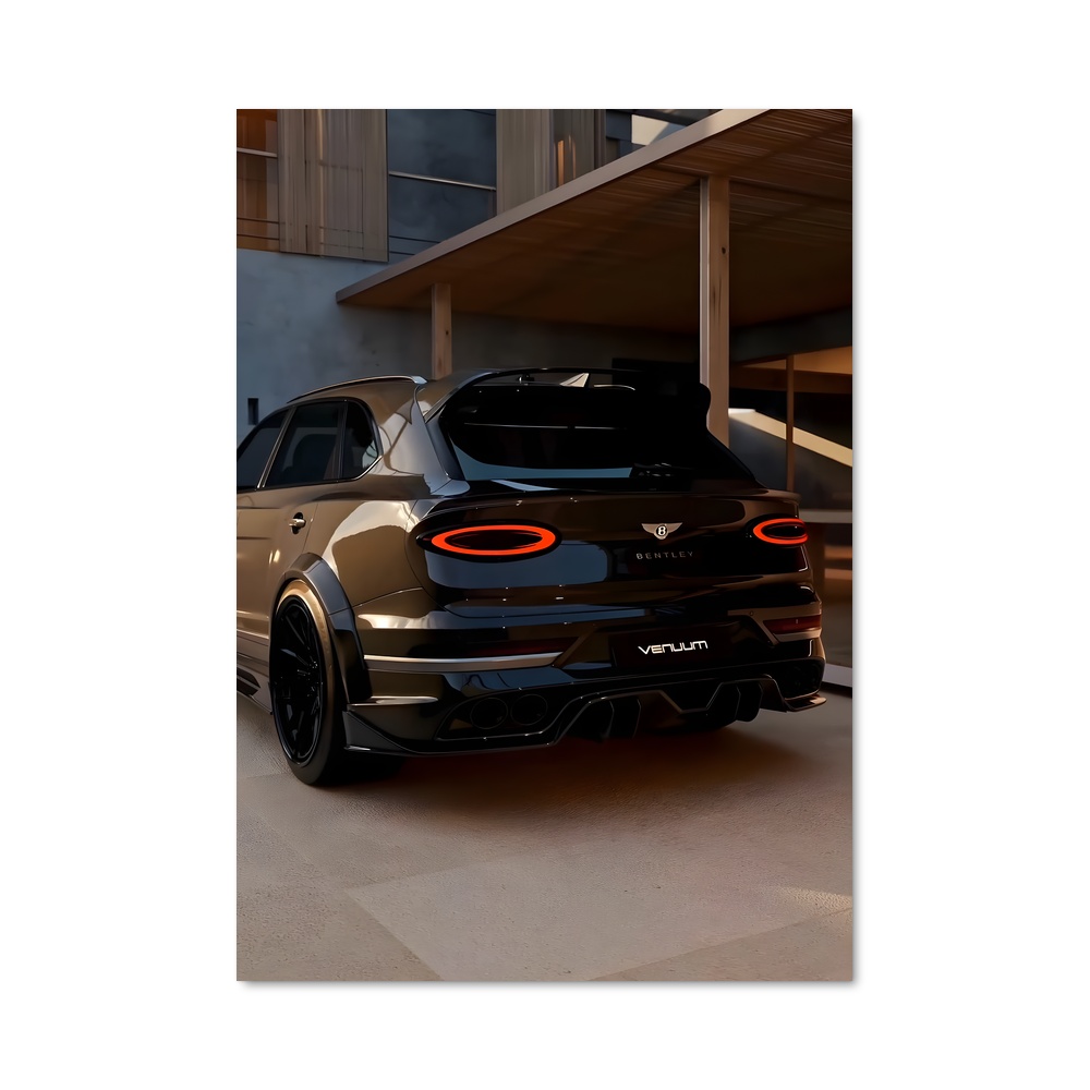 Poster Bentayga Noir