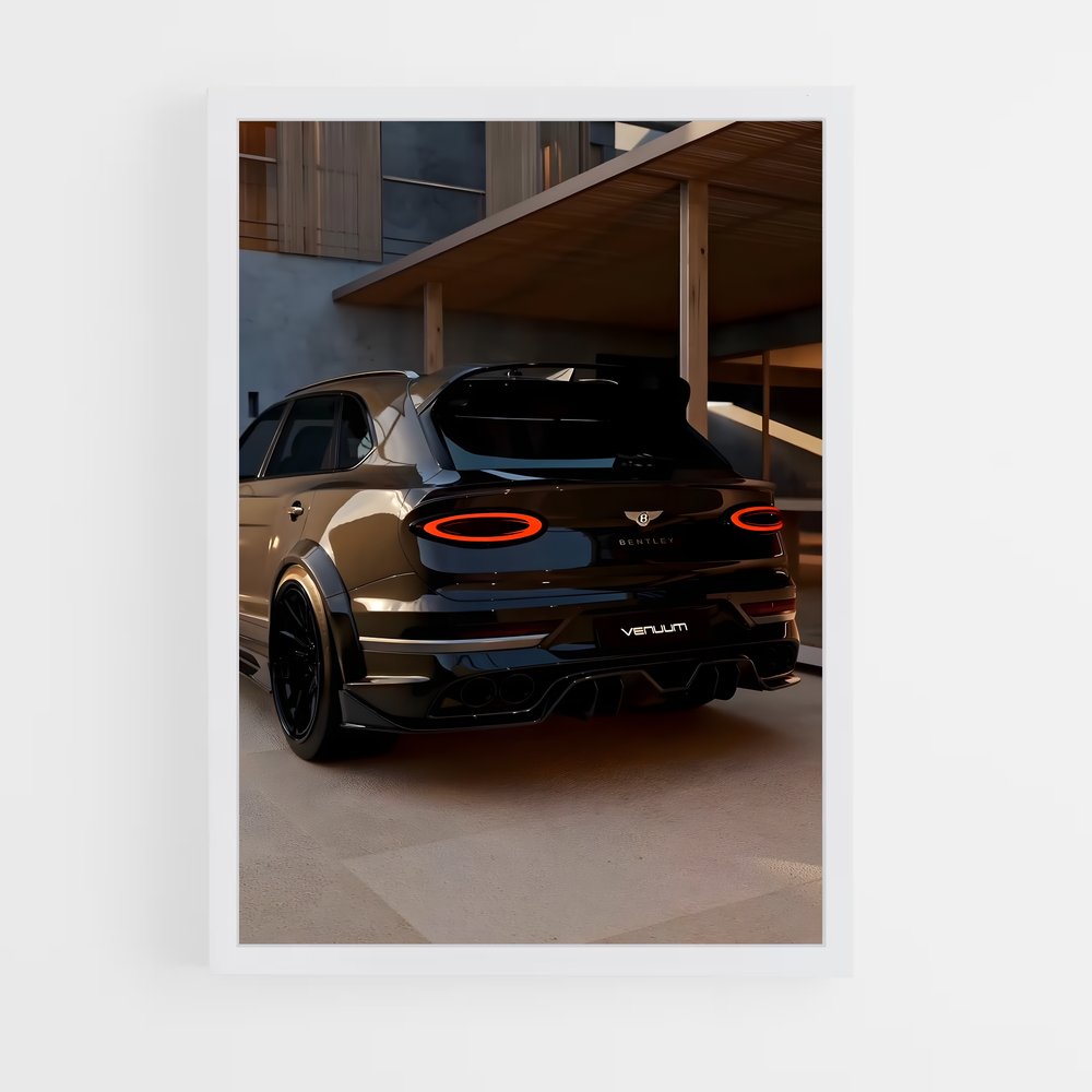 Poster Bentayga Noir – affiche Bentley (vue 3)