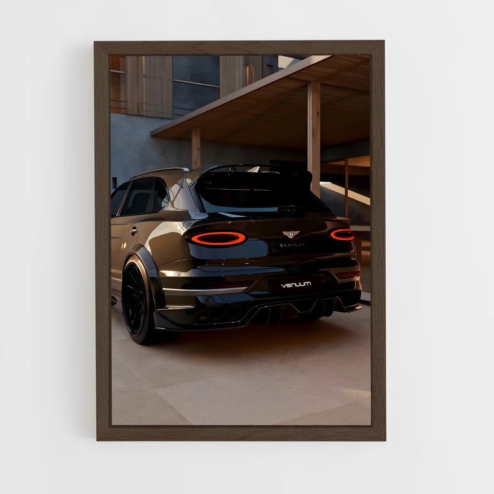 Poster Bentayga Noir – affiche Bentley (vue 5)