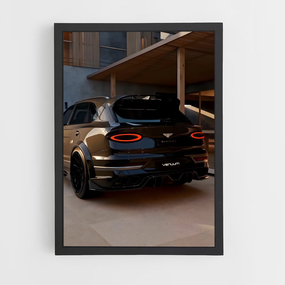 Poster Bentayga Noir – affiche Bentley (vue 2)