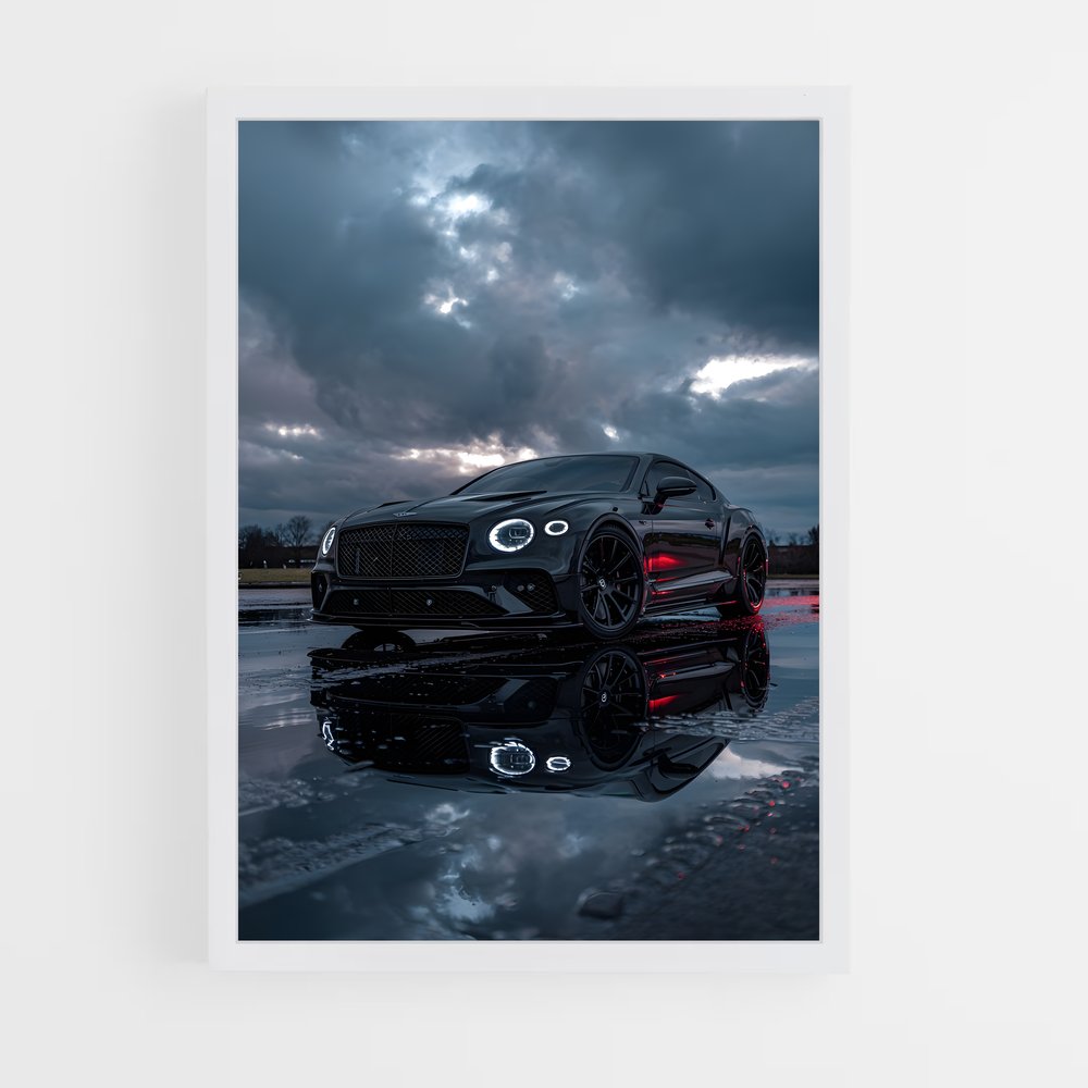 Poster Pluie de Luxe – affiche Bentley (vue 3)