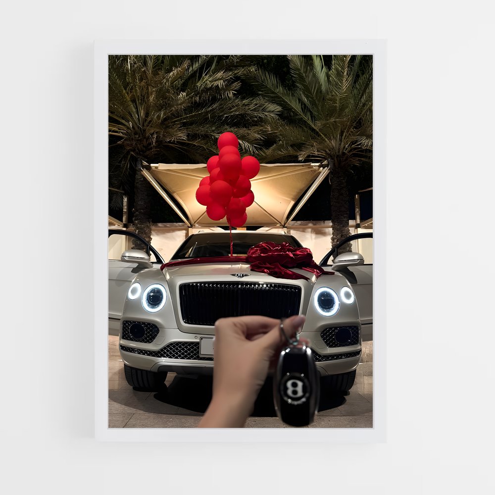 Poster Le Ballon Rouge – affiche Bentley (vue 3)