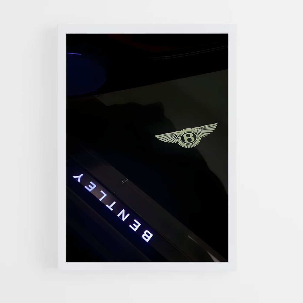 Poster Luxe Bentley (vue 3)