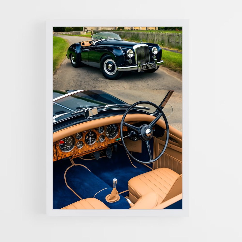 Poster Luxe Vintage – affiche Bentley (vue 3)