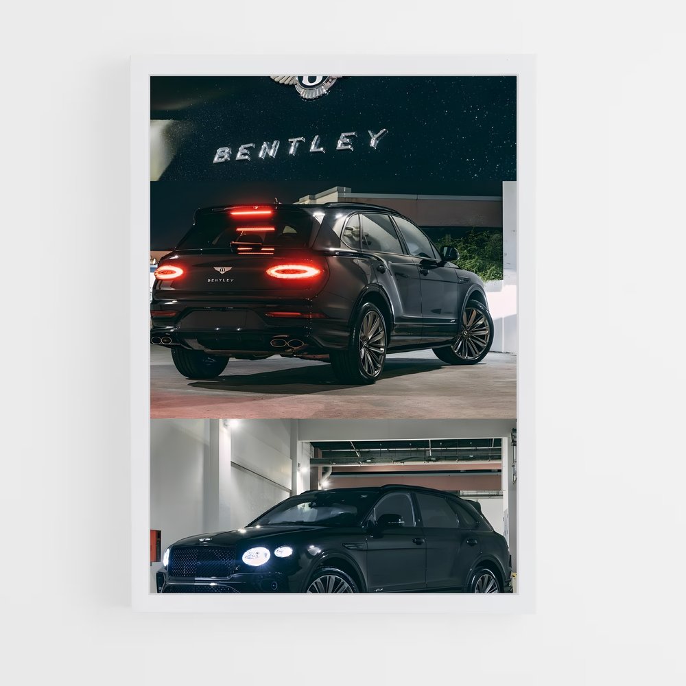 Poster Bentley SUV Elegance (vue 3)