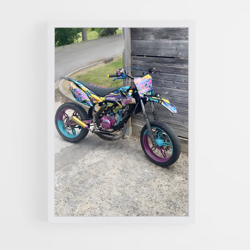 Poster Ride Colorée – affiche Beta (vue 3)