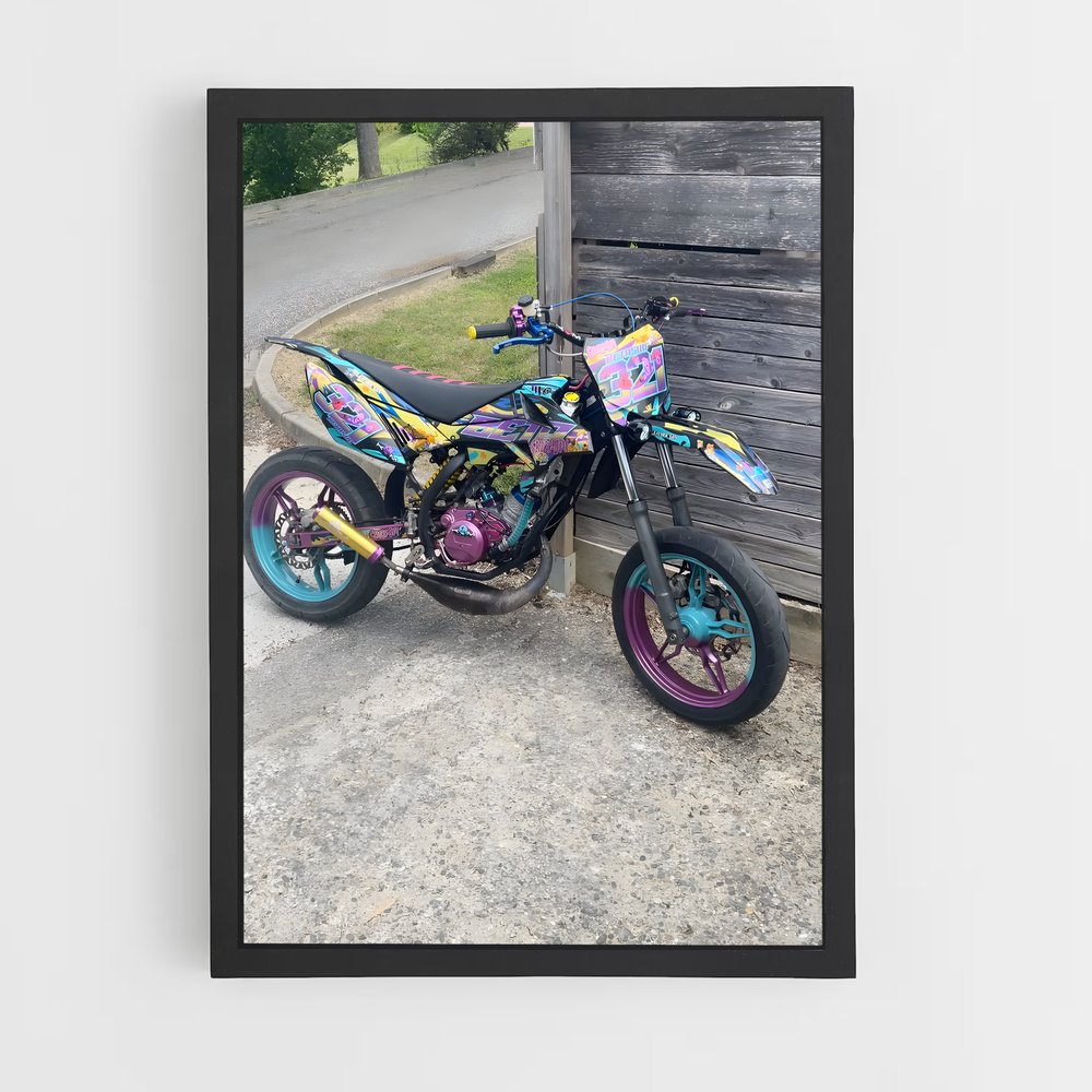Poster Ride Colorée – affiche Beta (vue 2)