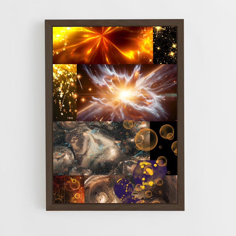 Poster Abstractions Cosmiques – affiche Étoiles (vue 5)