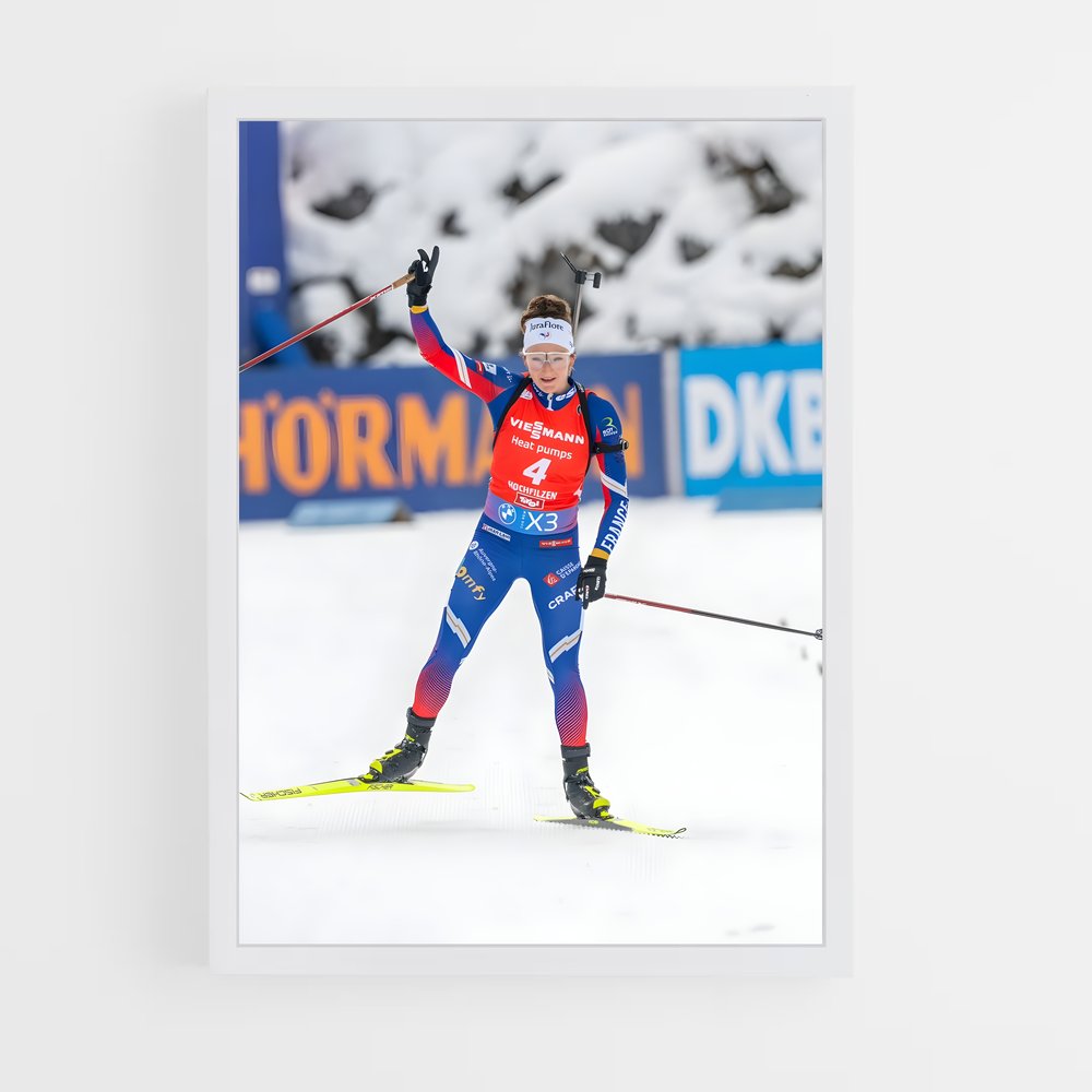Poster Ski et Passion – affiche Biathlon (vue 3)
