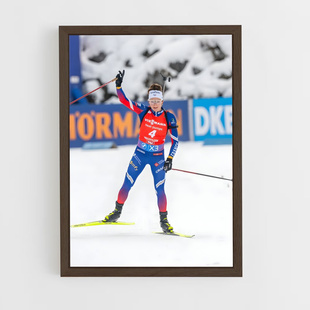 Poster Ski et Passion – affiche Biathlon (vue 5)