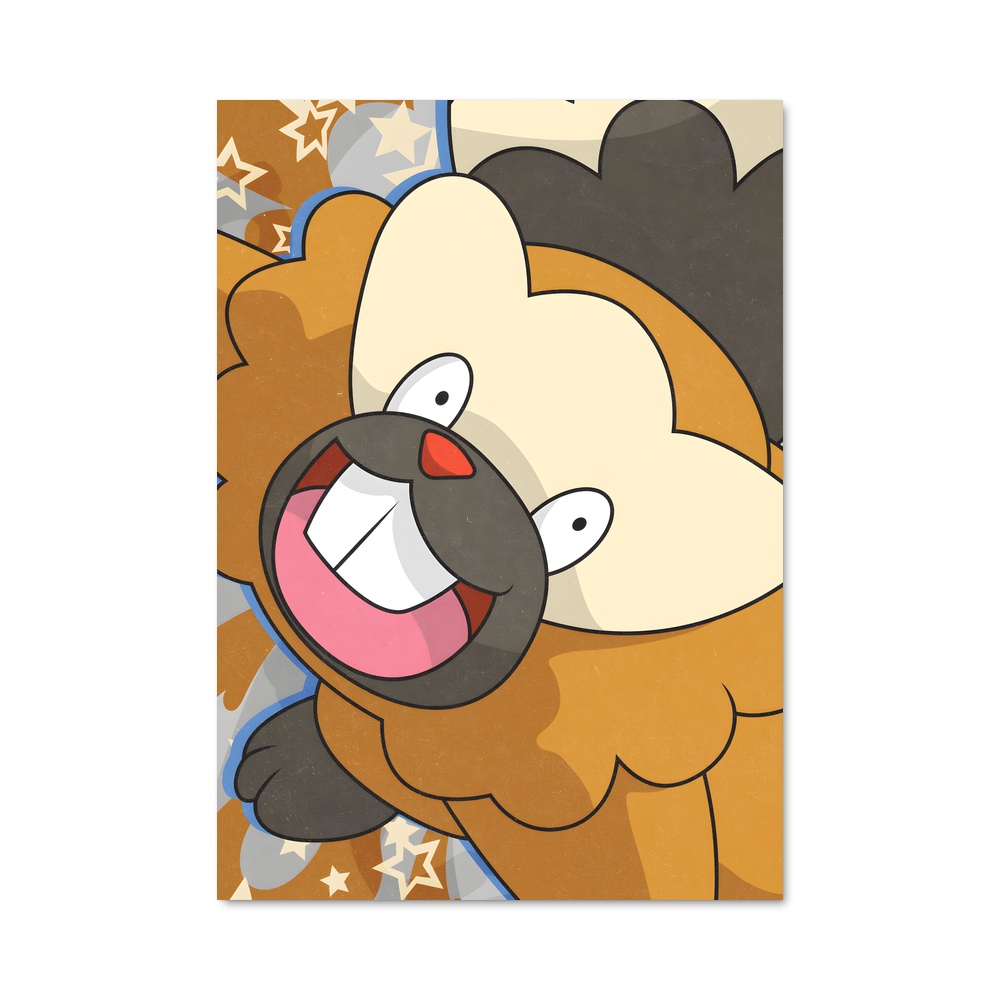 Poster Sourire de Bibarel – affiche Pokemon