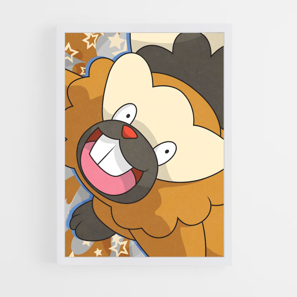 Poster Sourire de Bibarel – affiche Pokemon (vue 3)