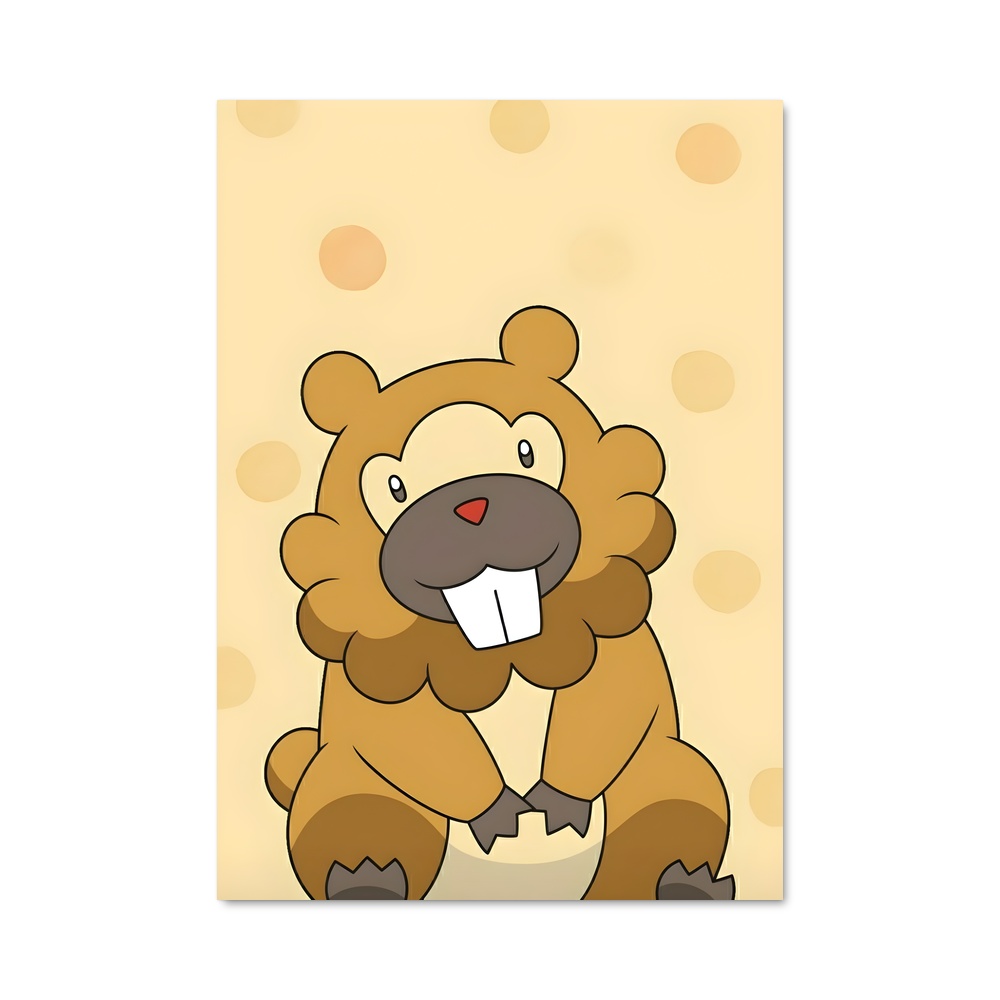 Poster Bidoof le Joyeux