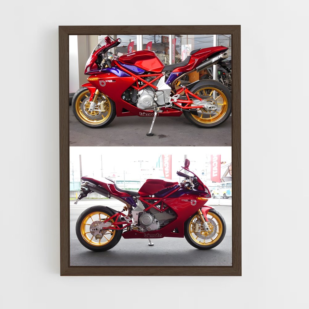 Poster Bimota Rouge (vue 5)