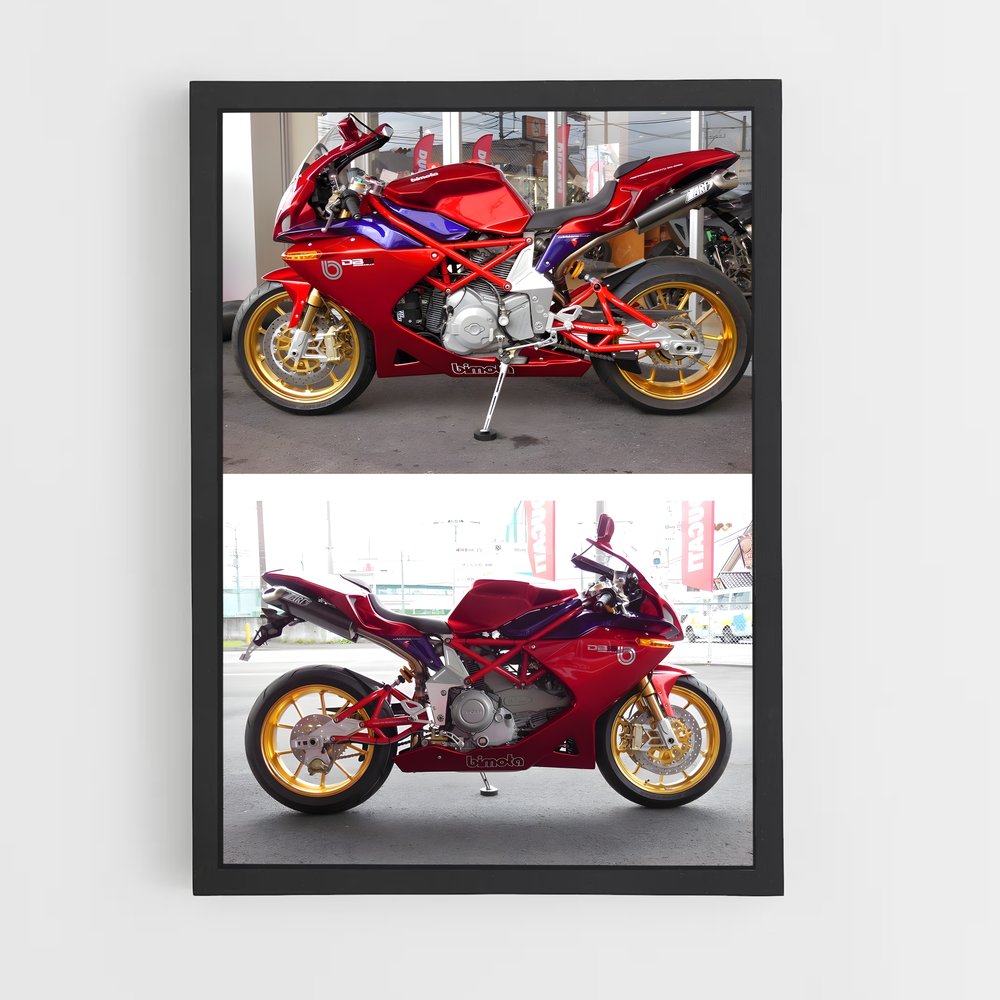 Poster Bimota Rouge (vue 2)