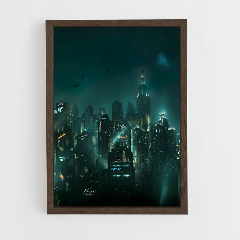 Poster Rapture Nocturne – affiche Bioshock (vue 5)