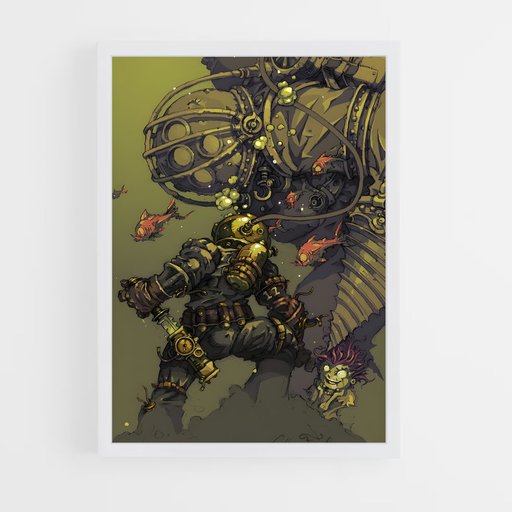 Poster L'Enfant de Rapture – affiche Bioshock (vue 3)