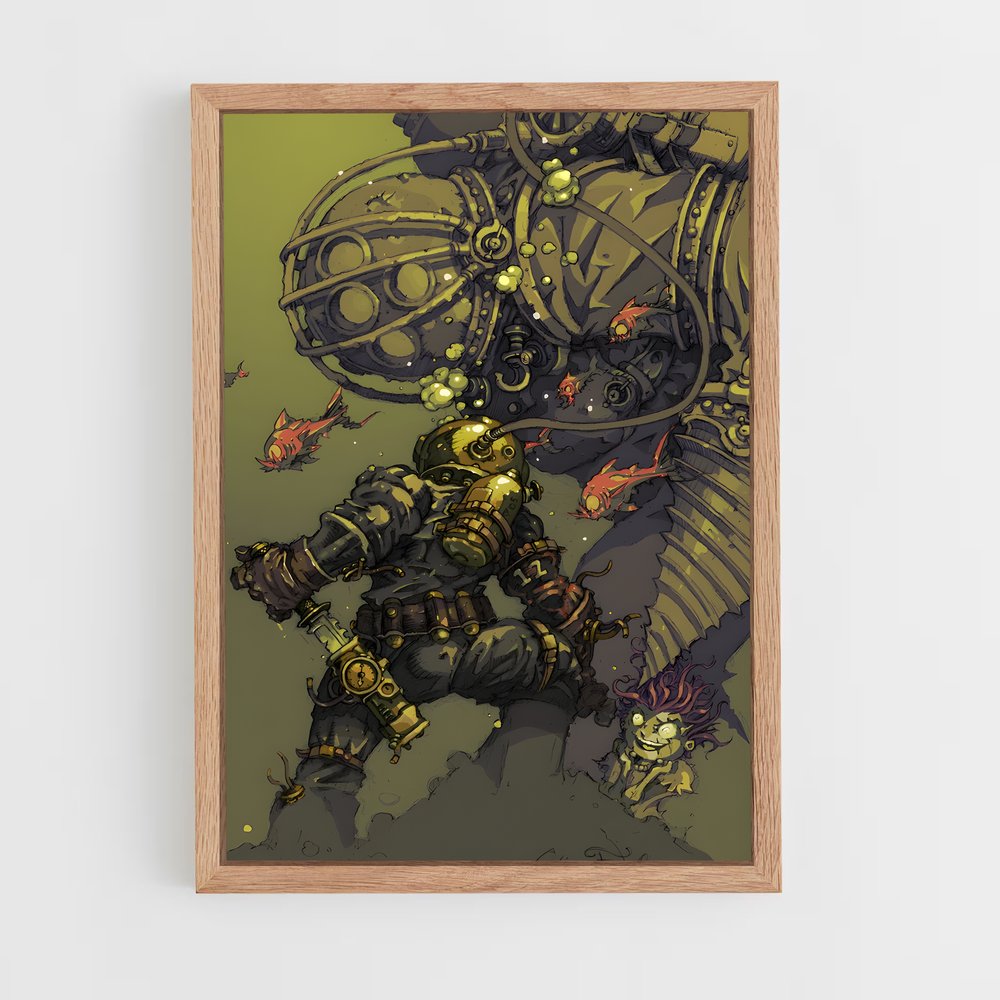 Poster L'Enfant de Rapture – affiche Bioshock (vue 4)
