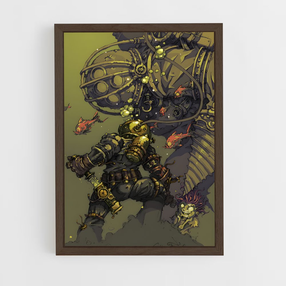 Poster L'Enfant de Rapture – affiche Bioshock (vue 5)