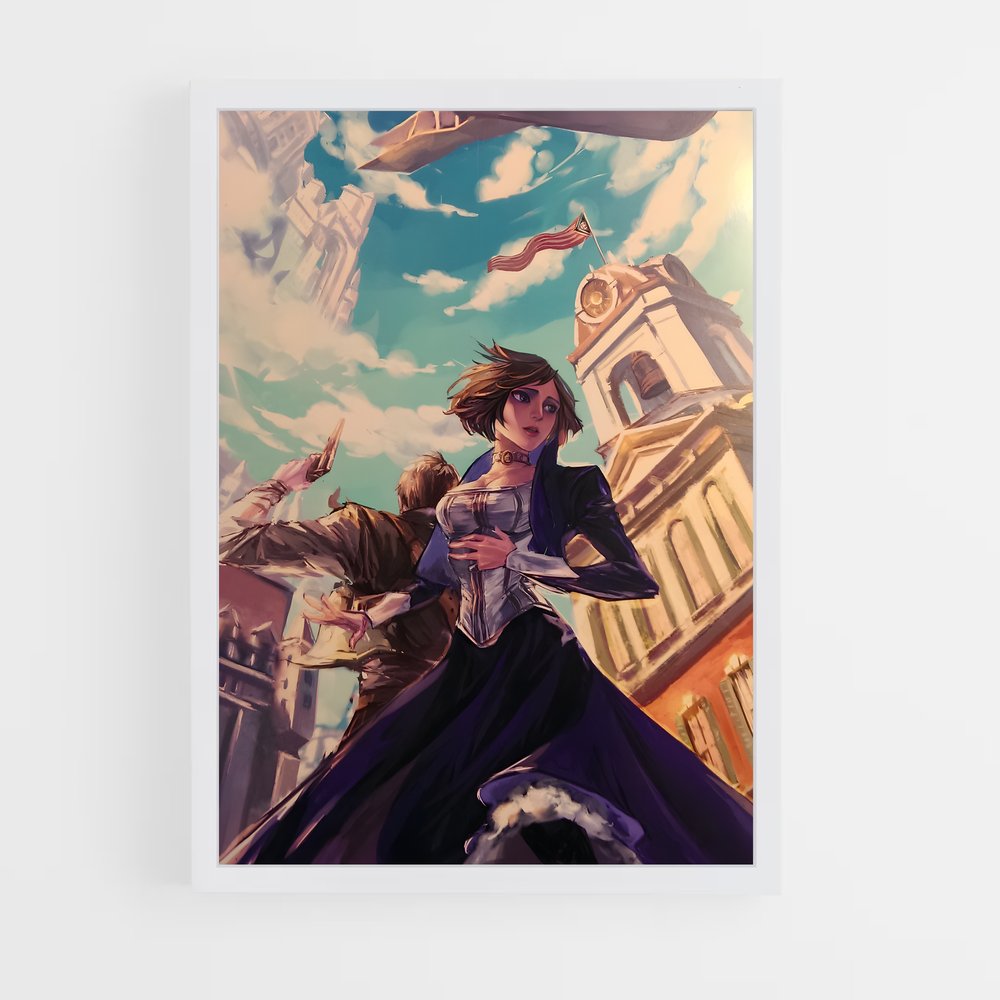 Poster L'Homme du Long Manteau – affiche Bioshock (vue 3)
